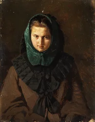 若い女性の肖像画